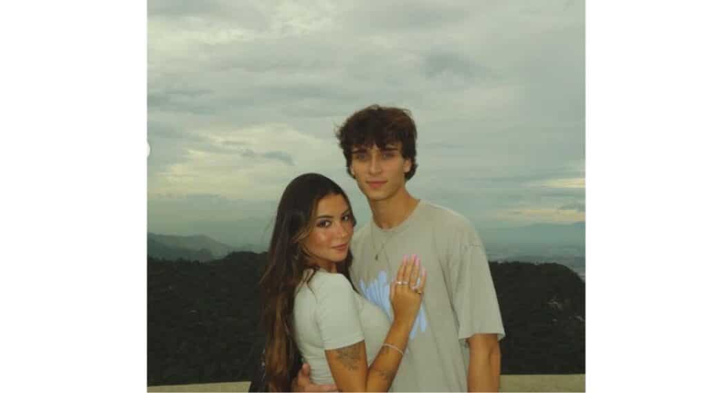 Gabriela Moura with boyfriend Josh Richards