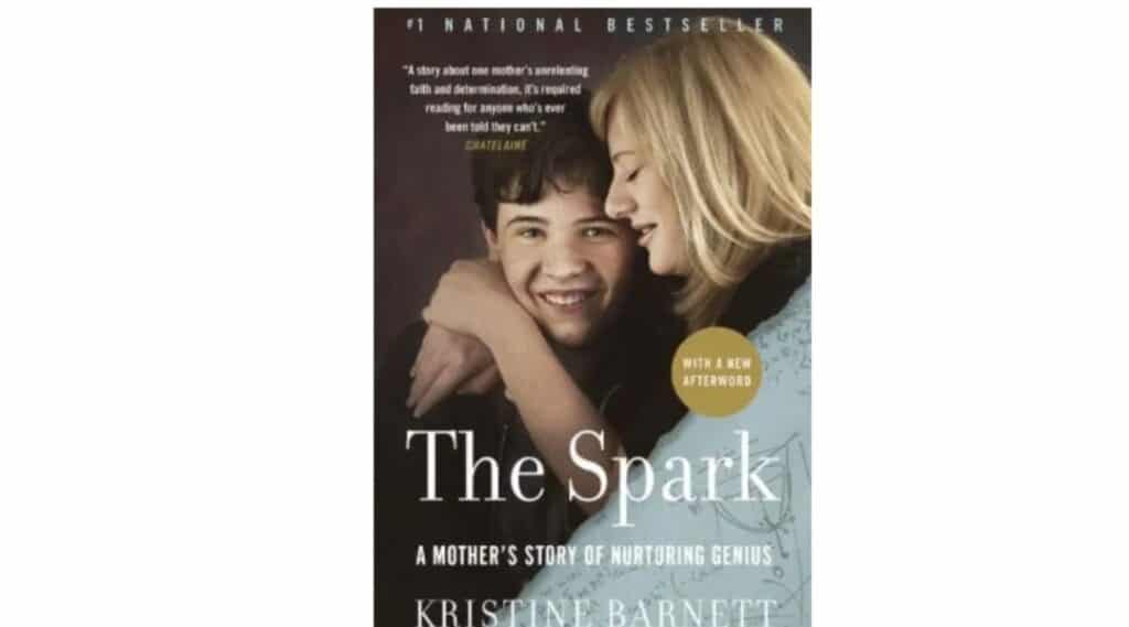 Cover of Barnett's memoir, The Spark