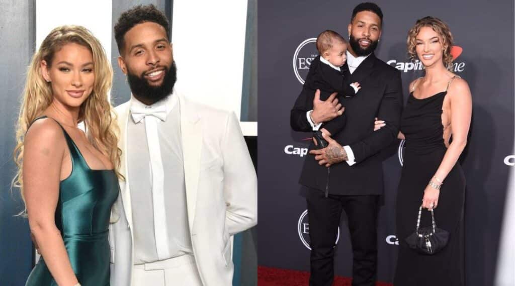 Lolo Wood  posing with her Boyfreind Odell Beckham Jr., NFL Player