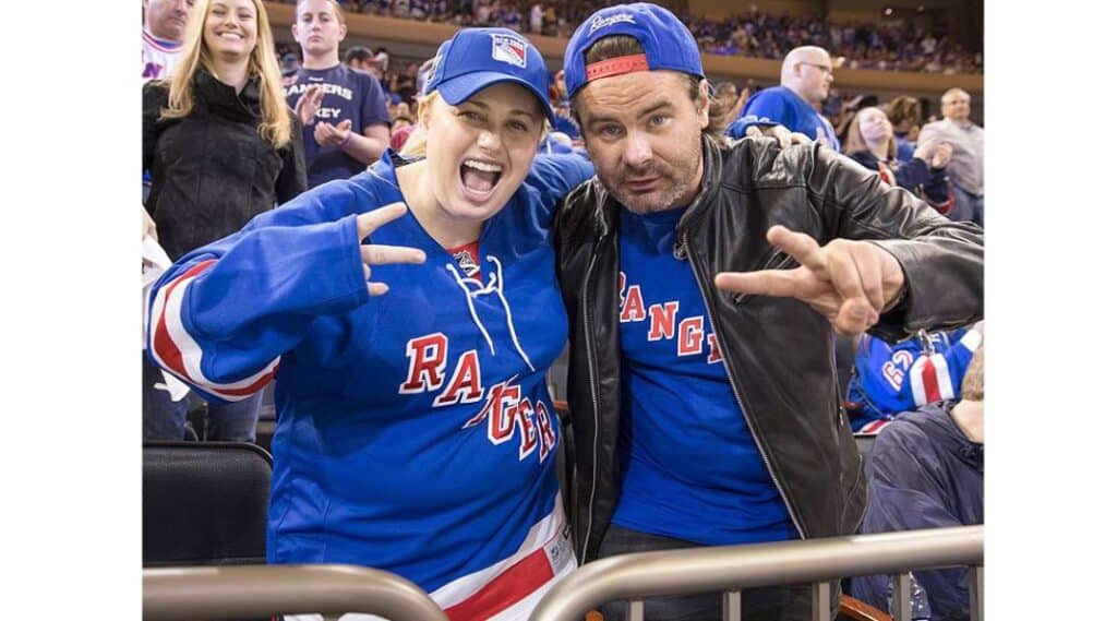 Mickey Gooch Jr.Posing with Rebel Wilson ex girlfriend