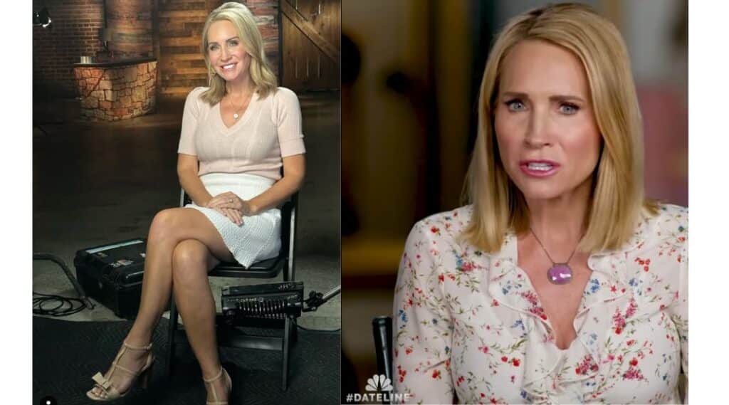 Andrea Canning’s during a show  Dateline NBC